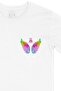 Fly to Your Dreams - Colorful Winged Pocket Logo Design White T-Shirt - 2
