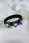 COLORFUL STONE FLOWER RUBBER BUCKLE A QUALITY