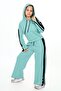 Girl's 100% Cotton Hooded Oversize Long Sleeve Tracksuit Set - 4