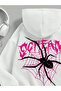 Children's Scream Printed Oversize Winter Hooded Sweatshirt Hoodie - 3
