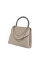Satin Stoned Tan Evening Bag. Nude Satin Evening Bag. Tan Evening Dress Bag. Invitation Night Bag. - 2