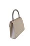 Satin Stoned Tan Evening Bag. Nude Satin Evening Bag. Tan Evening Dress Bag. Invitation Night Bag. - 8