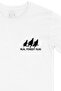 Run Forest Run White T-Shirt with Pocket Logo Design - 2