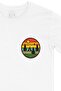 White T-Shirt with Natural Life Pocket Logo Design - 2