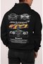 Unisex Mclaren P1 Back Print Hooded Sweatshirt, Oversized Racing Car Themed Hoodie - 2
