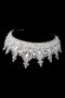 6cm High Elegant Princess And Bridal Crown, Crystal Bead Embroidered - 3