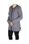 Patterned Women's Thick Winter Cardigan - with Buttons and Pockets - 3