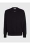 Comfortable Long Sleeve Black Men's Sweatshirt - Brand Logo K10K 112870 -Beh - 5