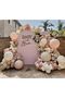 Retro White Powder Pink Balloon Chain 105 Pieces - 2