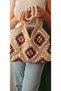 Motif Bag / Knitted Bag / Cotton Bag / Summer Bag / Pouch Bag / Women's Bag - 6