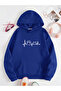 Blue Paw Print Sweatshirt Hoodie