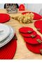 Jute Straw American Style Oval Serving Tray and Cup Holder Set of 8 - 4