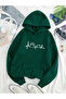 Green Paw Print Sweatshirt Hoodie