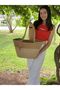 Hand Bag Beach Bag Shoulder Bag Jute Straw Look