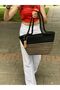 Hand Bag Beach Bag Shoulder Bag Jute Straw Look - 3