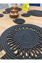 8 Piece Jute Straw Charger and Under Cup - American Service - 4