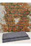 Ornament Foot Towel 2 Pieces - Dark Gray - 3