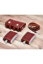 Luxury Gift Stainless Faux Leather Twin Whiskey Cognac Drink Flask with Strap Bag Pocket Flask 270 Ml