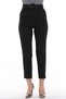 Cedy Women's Black High Waist Woven Trousers - Pleated and Ankle Length, C3008 - 4