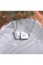Steel Envelope Necklace with Opening Lid Necklace with Name Written Does Not Tarnish - 4