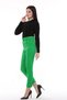 Cedy Women's High Waist, Pleated Ankle-Length Woven Trousers, C3008 Green - 3