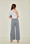 Fume-Gri 2 Pieces Comfortable Ribbed Pajama Bottoms, 2-Piece Comfortable Pajama Bottoms, Comfortable Pajamas, Pajama Bottoms - 5