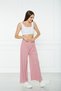 Cream-Pink 2 Pieces of Comfortable Ribbed Pajama Bottoms, 2-Piece Comfortable Pajama Bottoms, Comfortable Pajamas, Pajama Bottoms - 3