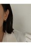 Gold Colored Heart Earrings - Clip Detail - 3