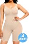 Women's Seamless Thin Straps Recovery Full Length Corset Set of 3