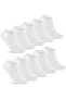 Cotton Booties Ankle Length Socks Booties White Color 10 Pairs