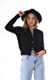 Self Patterned Buttoned Knitwear Cardigan - 2