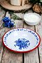 40 No 8 Liter Enamel Basin Whisk and Mixing Bowl, Dough Basin, Fruit Bowl, DowerLarge Bowl - 4