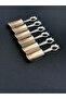 Mini Metal Spice Spoon Set of 6 Silver Color