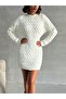 Cross Braided Casual Knitwear Tunic - 4