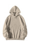 Krem Unisex Oversized Hoodie - Every Freedom Gangsta Angel Printed Kangaroo Pocket Sweatshirt - 2