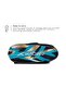Strike Badminton and Tennis Racquet Kit Bag Black Polyester, Side Pouch Padded Back Straps - 5