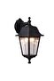 Optical Square Inverted Sconce Black - 2