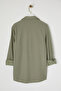Light Khaki Regular Fit Casual Comfortable Knitted Fabric Winter Shirt Tmnaw25Go00030 - 2