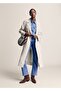 100% Linen Flap Trench Coat - 6
