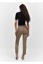 Skinny fabric pants - 4