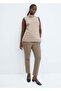 Skinny fabric pants - 8