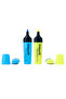 Stationery Highlighter Pen Refillable Pastel Color Practical Comfortable High Durability 4 Pcs - 5