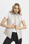Women's Combed Cotton Hooded Inflatable Vest Cty-Şim- 245012 - 2