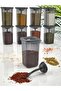 12-Piece Labeled Self-Spoon Spice Jar Set with Lockable Lid - Lockable Spice Jar - 3