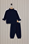 Licensed Striped Detailed Bottom Top Baby Set - 4
