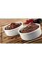 Premium Porcelain 2-Piece Optiva Embossed Soufflé Bowl 210 Cc 9 cm