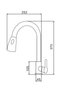 Kitchen Faucet - Sink Faucet Chrome Color Spiral Stainless Steel 360 Degree Rotatable Body - 4