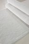 Non-Slip Based Cutting Embossed Living Room Hallway Kitchen Floor White Floor Mat Vzr 7004 White