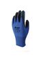 Blue 1 Pair - Polyester Knitted Nitrile Construction Gloves - No:10 Gloves Zebra Pn5 - 5