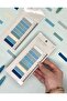 10 Different Shades of Blue Colored Ruler Transparent Index Page Sticker - 2